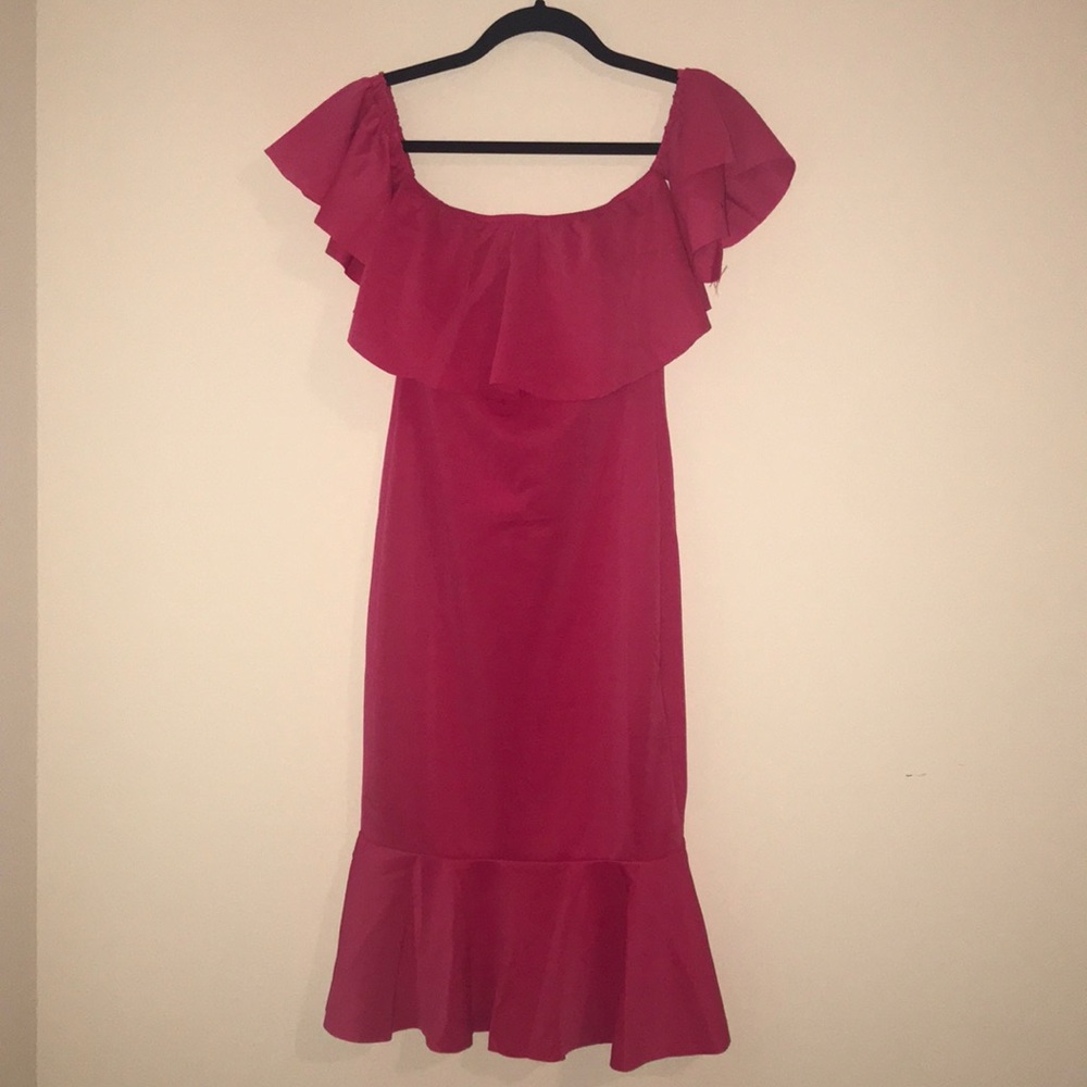 Trumpet Midi Dress - Picture 4 of 5